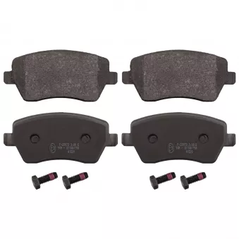 Jeu de 4 plaquettes de frein avant FEBI BILSTEIN 116180