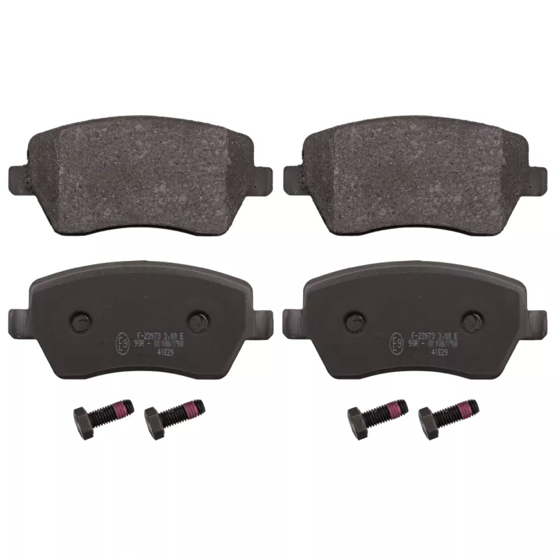 Jeu de 4 plaquettes de frein avant FEBI BILSTEIN 116180