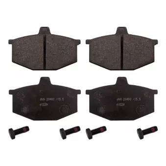Jeu de 4 plaquettes de frein avant FEBI BILSTEIN