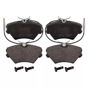 Jeu de 4 plaquettes de frein avant FEBI BILSTEIN 116182