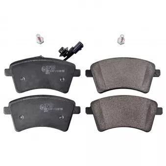 Jeu de 4 plaquettes de frein avant FEBI BILSTEIN 116200