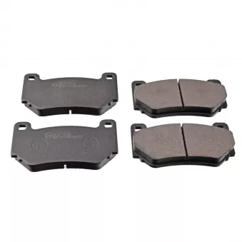 Jeu de 4 plaquettes de frein avant FEBI BILSTEIN 116203