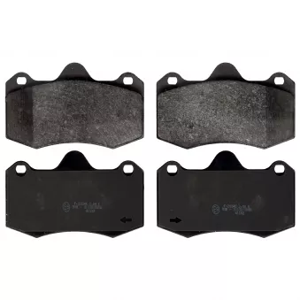 Jeu de 4 plaquettes de frein avant FEBI BILSTEIN 116207