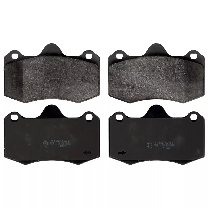 Jeu de 4 plaquettes de frein avant FEBI BILSTEIN 116207