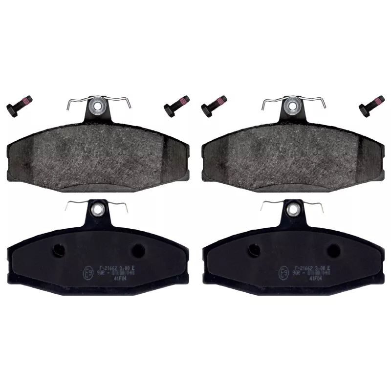 Jeu de 4 plaquettes de frein avant FEBI BILSTEIN 116209