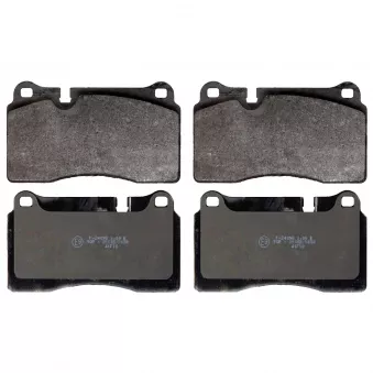 Jeu de 4 plaquettes de frein avant FEBI BILSTEIN 116219