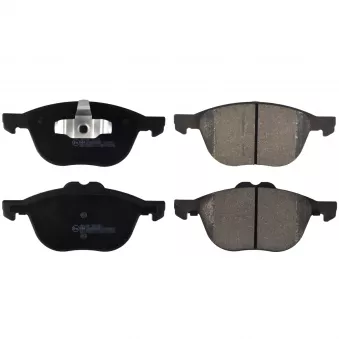 Jeu de 4 plaquettes de frein avant FEBI BILSTEIN 116224