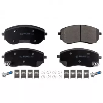 Jeu de 4 plaquettes de frein avant FEBI BILSTEIN 116229