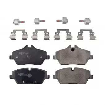 Jeu de 4 plaquettes de frein avant FEBI BILSTEIN