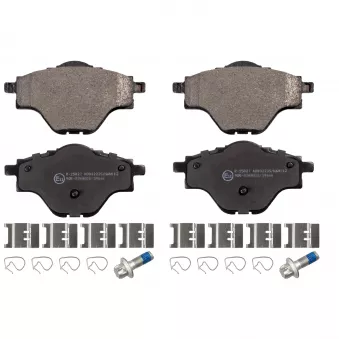 Jeu de 4 plaquettes de frein arrière FEBI BILSTEIN 116242