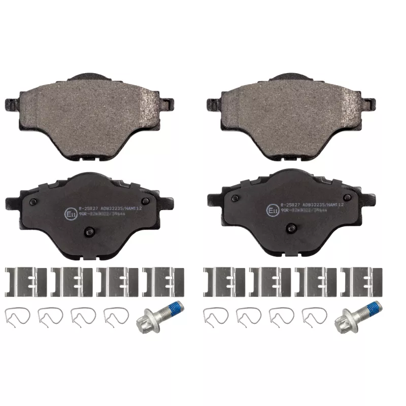 Jeu de 4 plaquettes de frein arrière FEBI BILSTEIN 116242