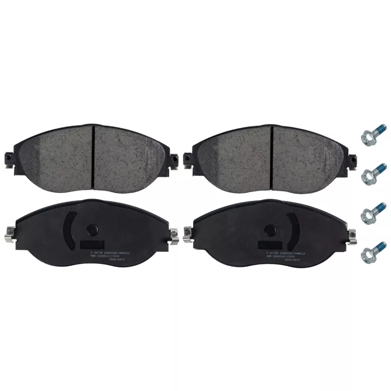Jeu de 4 plaquettes de frein avant FEBI BILSTEIN 116243