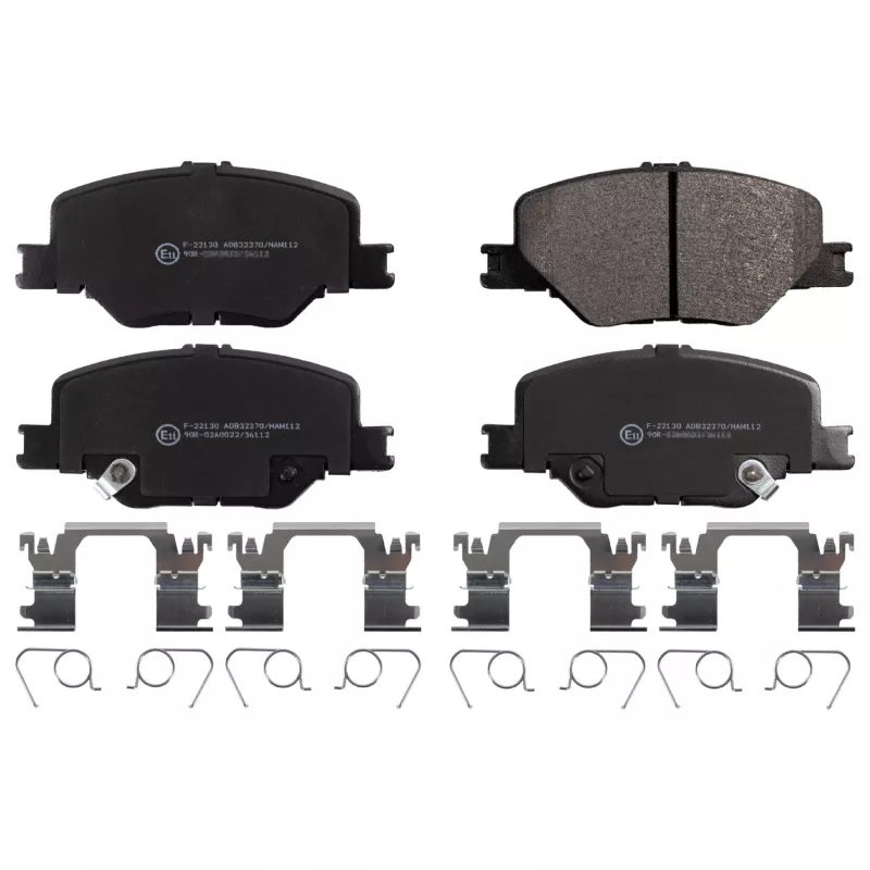 Jeu de 4 plaquettes de frein avant FEBI BILSTEIN 116247