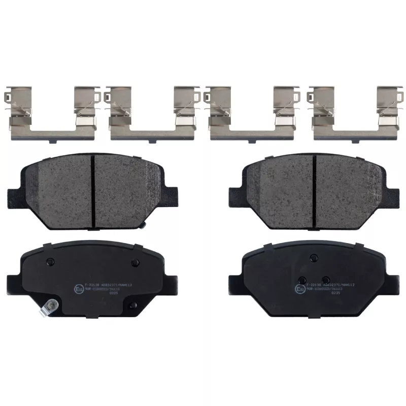 Jeu de 4 plaquettes de frein avant FEBI BILSTEIN 116248
