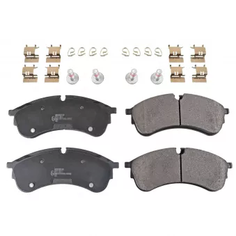 Jeu de 4 plaquettes de frein avant FEBI BILSTEIN 116250