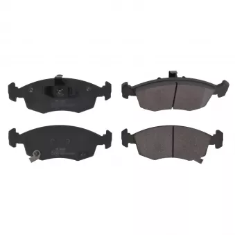 Jeu de 4 plaquettes de frein avant FEBI BILSTEIN 116252