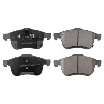 Jeu de 4 plaquettes de frein avant FEBI BILSTEIN 116253