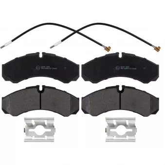 Jeu de 4 plaquettes de frein avant FEBI BILSTEIN 116255