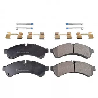 Jeu de 4 plaquettes de frein arrière FEBI BILSTEIN 116257