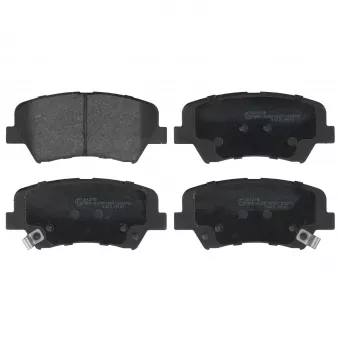 Jeu de 4 plaquettes de frein avant FEBI BILSTEIN 116261