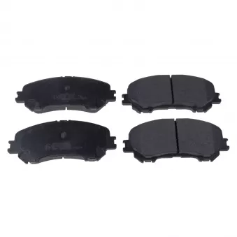 Jeu de 4 plaquettes de frein avant FEBI BILSTEIN 116266