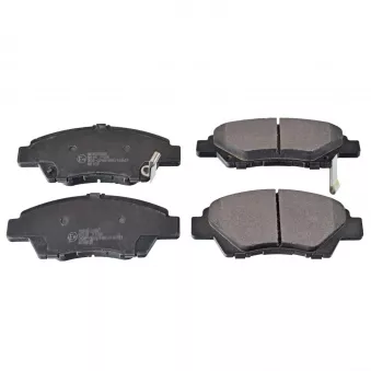 Jeu de 4 plaquettes de frein avant FEBI BILSTEIN 116281