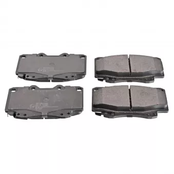 Jeu de 4 plaquettes de frein avant FEBI BILSTEIN 116287
