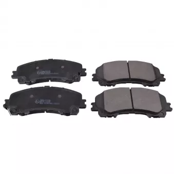 Jeu de 4 plaquettes de frein avant FEBI BILSTEIN 116291