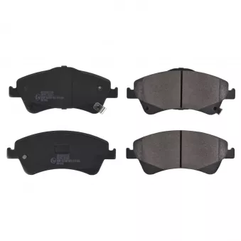 Jeu de 4 plaquettes de frein avant FEBI BILSTEIN 116297