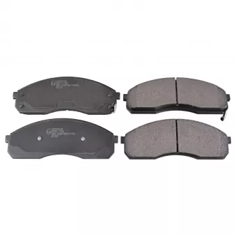 Jeu de 4 plaquettes de frein avant FEBI BILSTEIN 116314