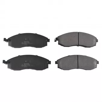 Jeu de 4 plaquettes de frein avant FEBI BILSTEIN 116322