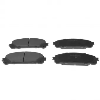 Jeu de 4 plaquettes de frein avant FEBI BILSTEIN 116328