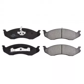 Jeu de 4 plaquettes de frein avant FEBI BILSTEIN 116332