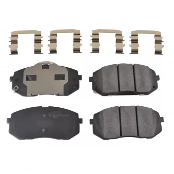 Jeu de 4 plaquettes de frein avant FEBI BILSTEIN 116333