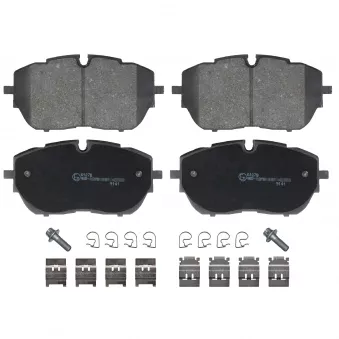 Jeu de 4 plaquettes de frein avant FEBI BILSTEIN 116342