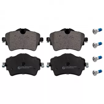 Jeu de 4 plaquettes de frein avant FEBI BILSTEIN 116345