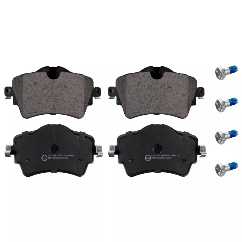 Jeu de 4 plaquettes de frein avant FEBI BILSTEIN 116345