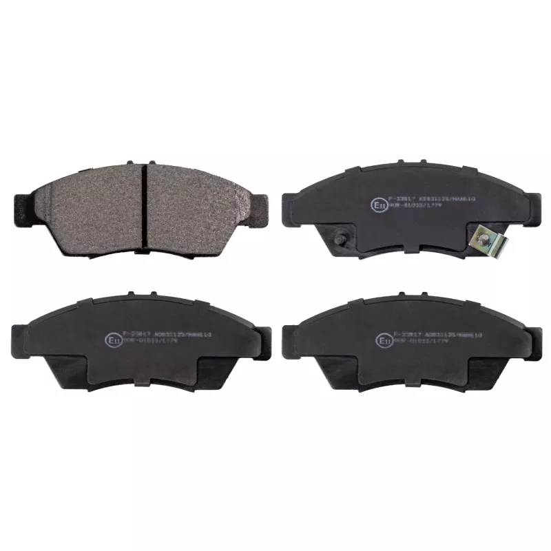 Jeu de 4 plaquettes de frein avant FEBI BILSTEIN 116348