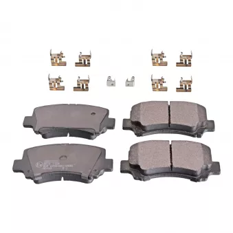 Jeu de 4 plaquettes de frein avant FEBI BILSTEIN 116352