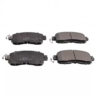 Jeu de 4 plaquettes de frein avant FEBI BILSTEIN 116355