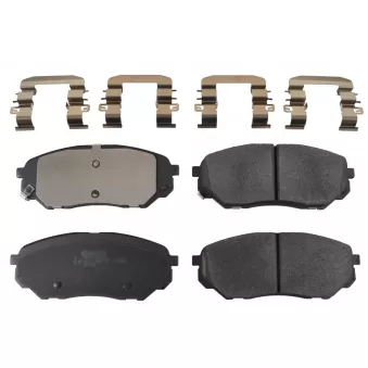 Jeu de 4 plaquettes de frein avant FEBI BILSTEIN 116358