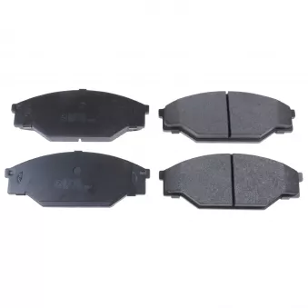 Jeu de 4 plaquettes de frein avant FEBI BILSTEIN 116375