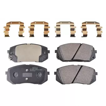 Jeu de 4 plaquettes de frein avant FEBI BILSTEIN 116376