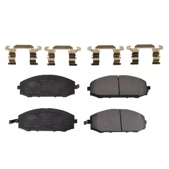 Jeu de 4 plaquettes de frein avant FEBI BILSTEIN 116377
