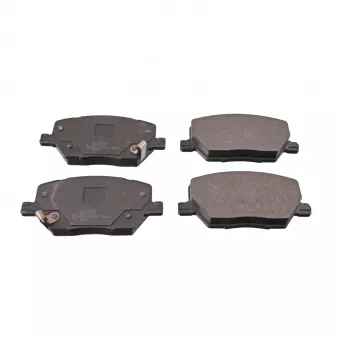 Jeu de 4 plaquettes de frein avant FEBI BILSTEIN 116381