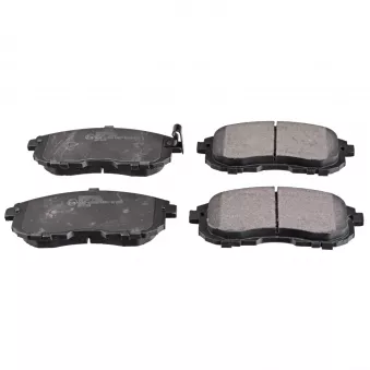 Jeu de 4 plaquettes de frein avant FEBI BILSTEIN 116385