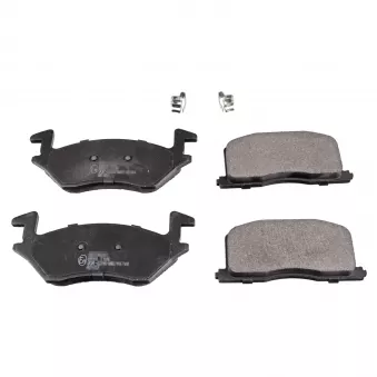 Jeu de 4 plaquettes de frein avant FEBI BILSTEIN 116393
