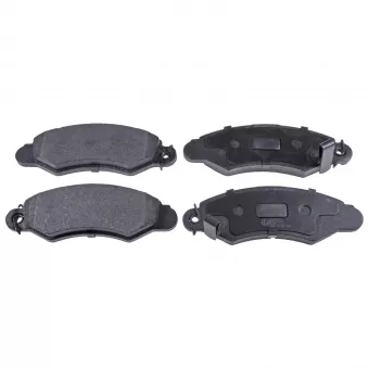 Jeu de 4 plaquettes de frein avant FEBI BILSTEIN 116398