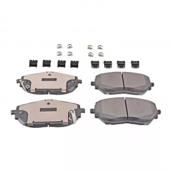 Jeu de 4 plaquettes de frein avant FEBI BILSTEIN 116400
