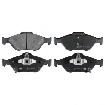 Jeu de 4 plaquettes de frein avant FEBI BILSTEIN 116402